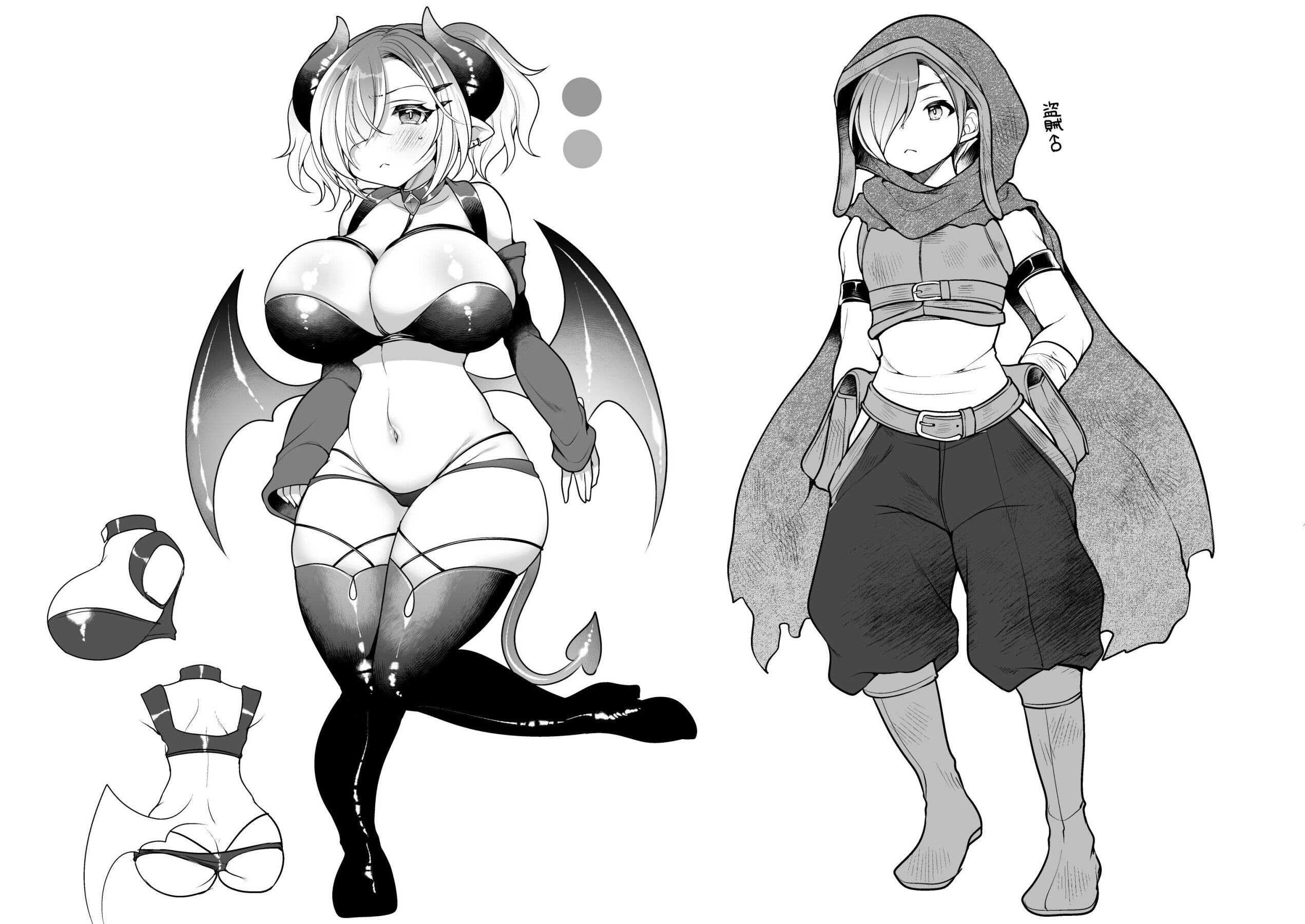 Hentai Manga Comic-I, an Adventurer ran out of food in the dungeon, so I turned into a Succubus.-Read-32